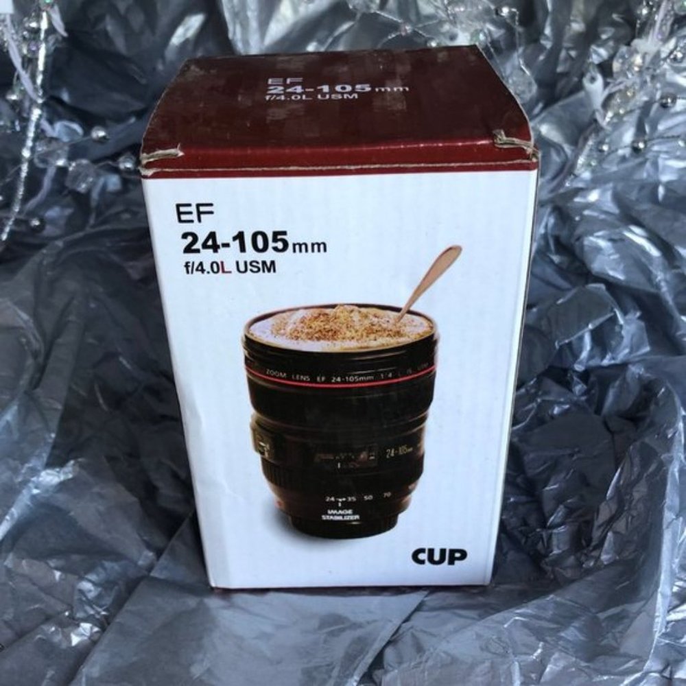 New Camera Lens Cup & Black Infuser Collection - Picture 7 of 9
